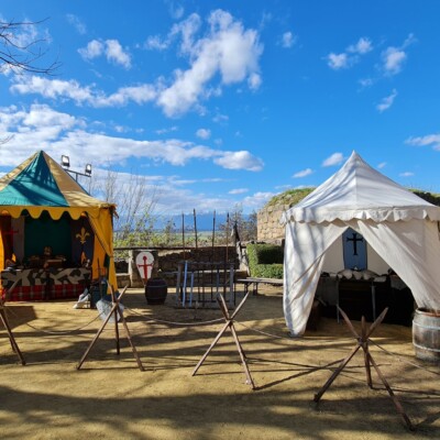 MERCADO MEDIEVAL DE OROPESA - GEATRIPS Campamento medieval en las Jonradas Medievales de Oropesa
